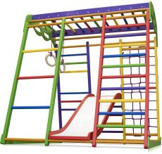 Дитячий спортивний куточок SportBaby Юнга Plus 1, Бук, від 12 місяців до 60 кг